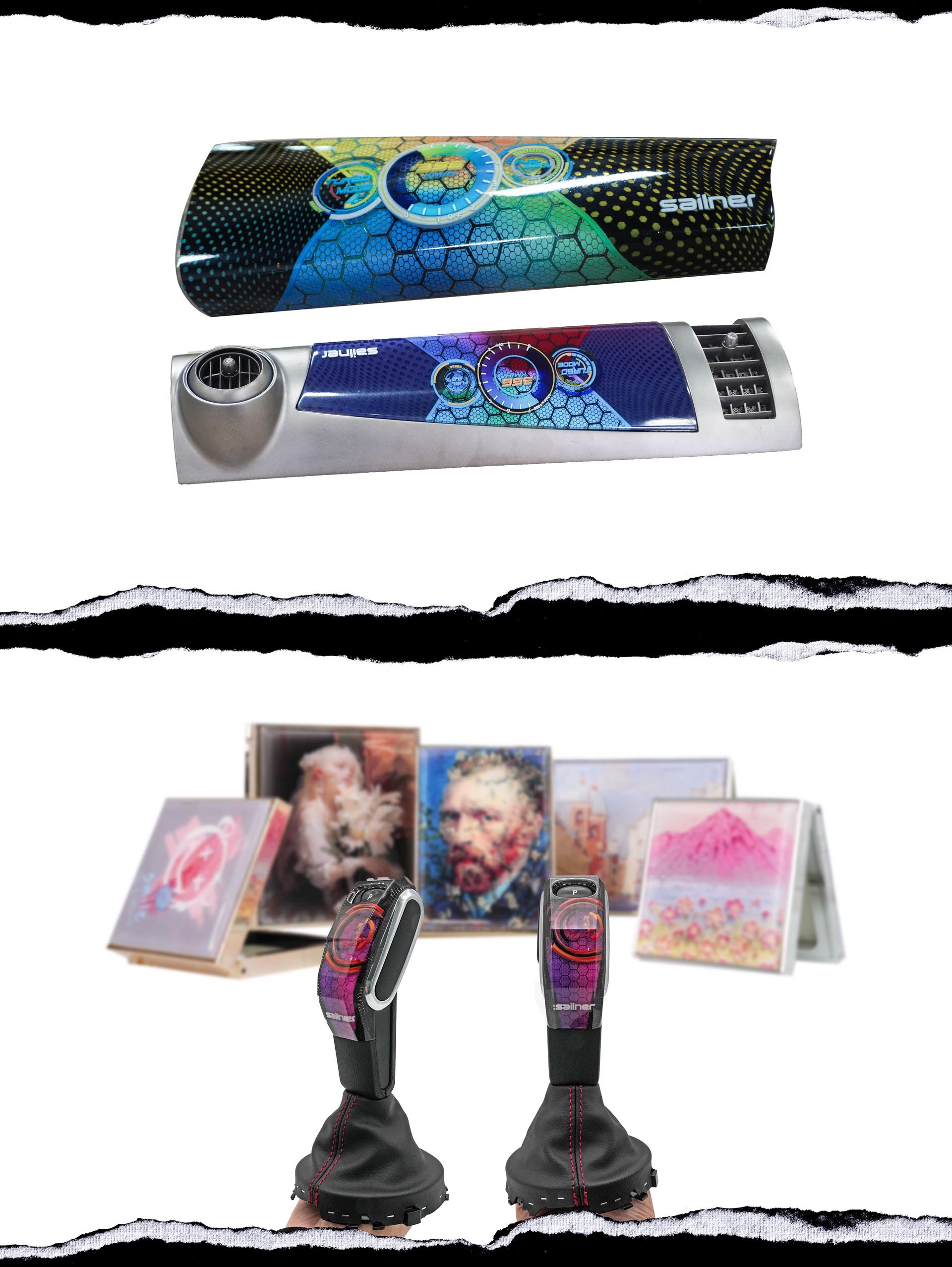 100万种颜色可供选择！<br>同时查看颜色和精确形状！